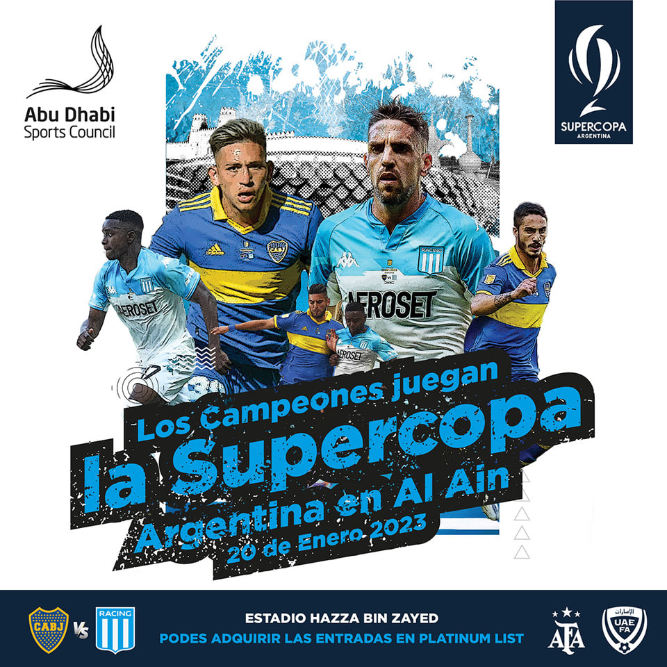 El afiche oficial de la Supercopa Internacional.