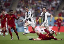 ساني وكارفخال من مباراة إسبانيا وألمانيا في كأس العالم 2020
