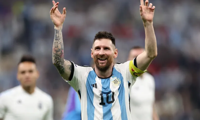 ليونيل ميسي من مباراة الأرجنتين وكرواتيا في نصف نهائي كأس العالم 2022