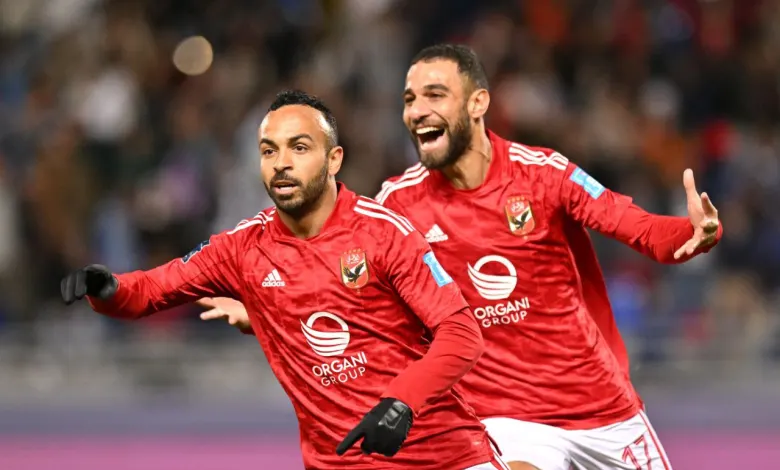 عمرو السولية - محمد مجدي أفشة - الأهلي المصري (المصدر:Gettyimages)