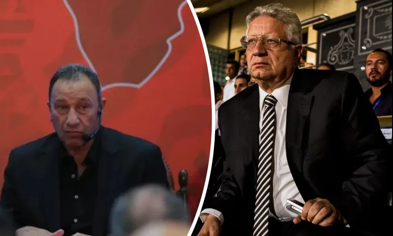 رئيس الزمالك: مرتضى منصور - محمود الخطيب رئيس الأهلي
